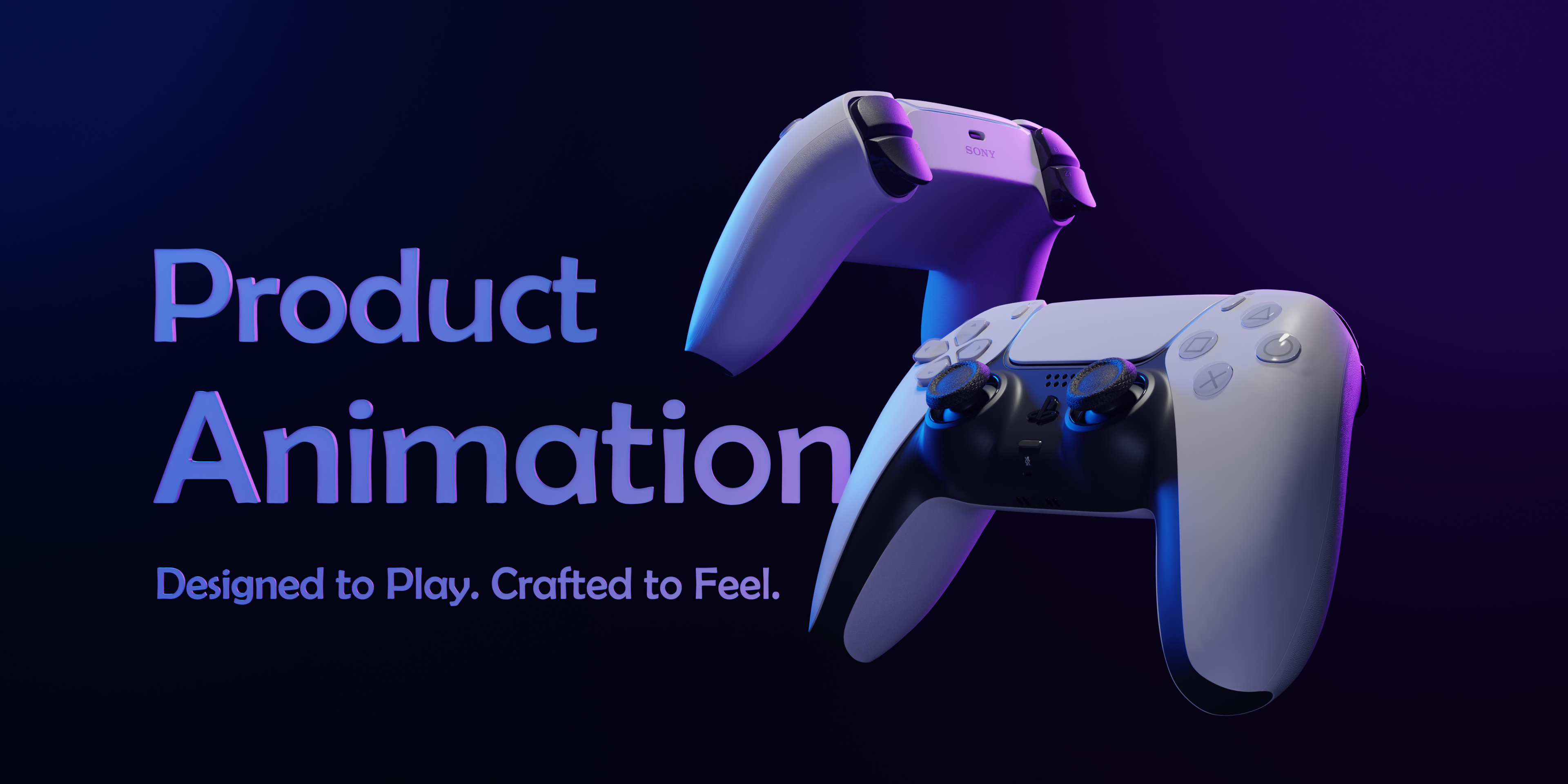 Product animation controller render